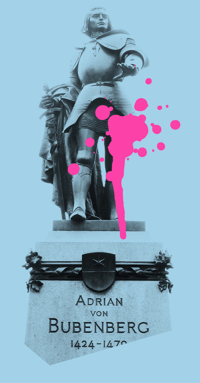 Bronzestandbild "Bubenberg" in Bern Bronzestandbild "Bubenberg" in Bern